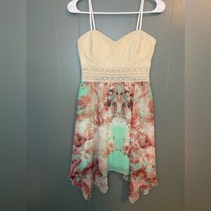 City Triangles - Strapless Floral Dress - 5